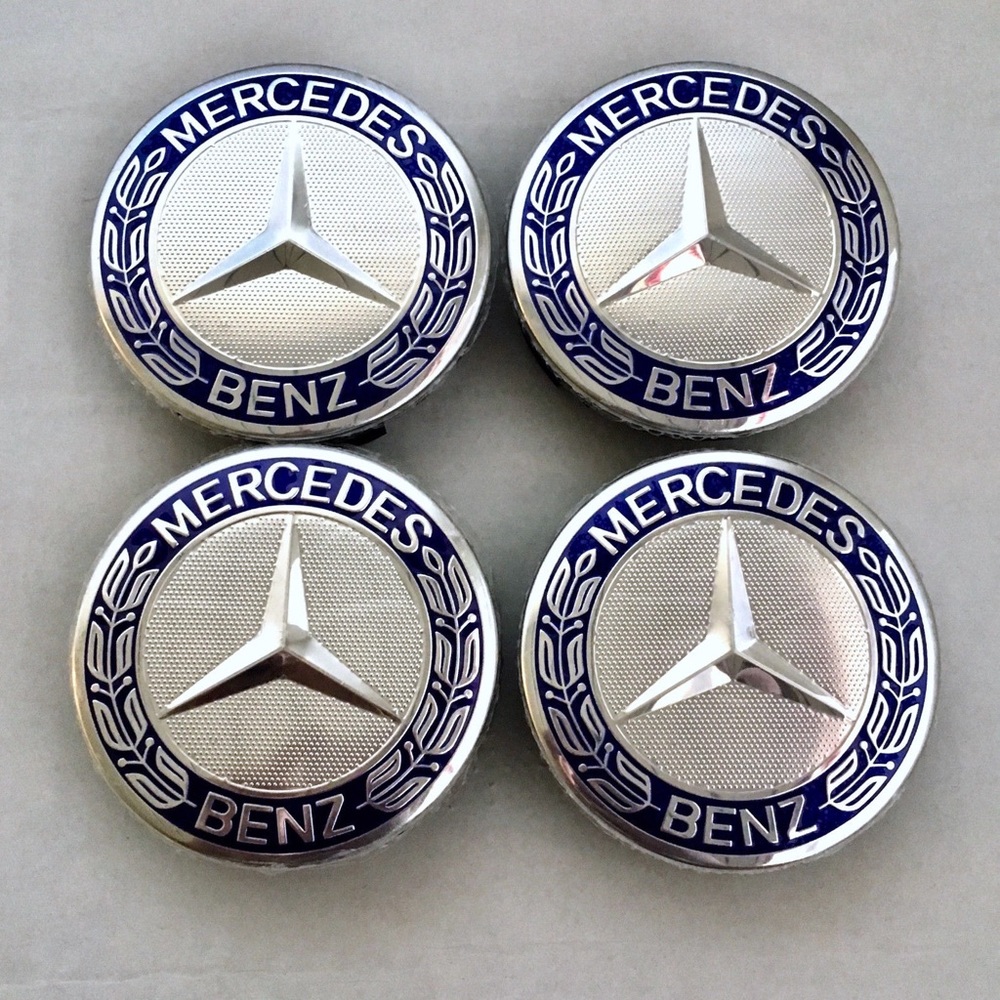 Mercedes Benz Center Caps 75mm Brand New (Set of 4)